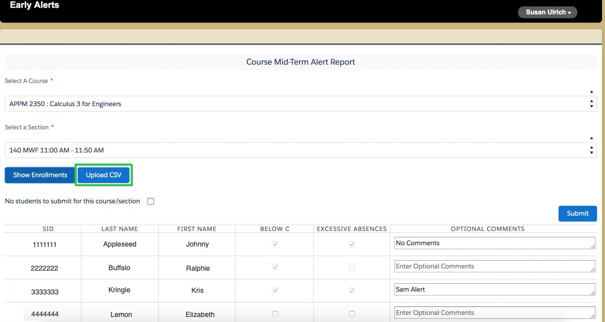 Buff Portal Advising Course Alerts Office of Information Technology